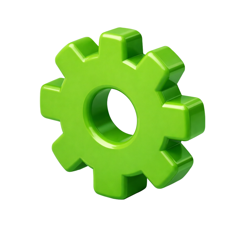 Illustration représentant un engrenage